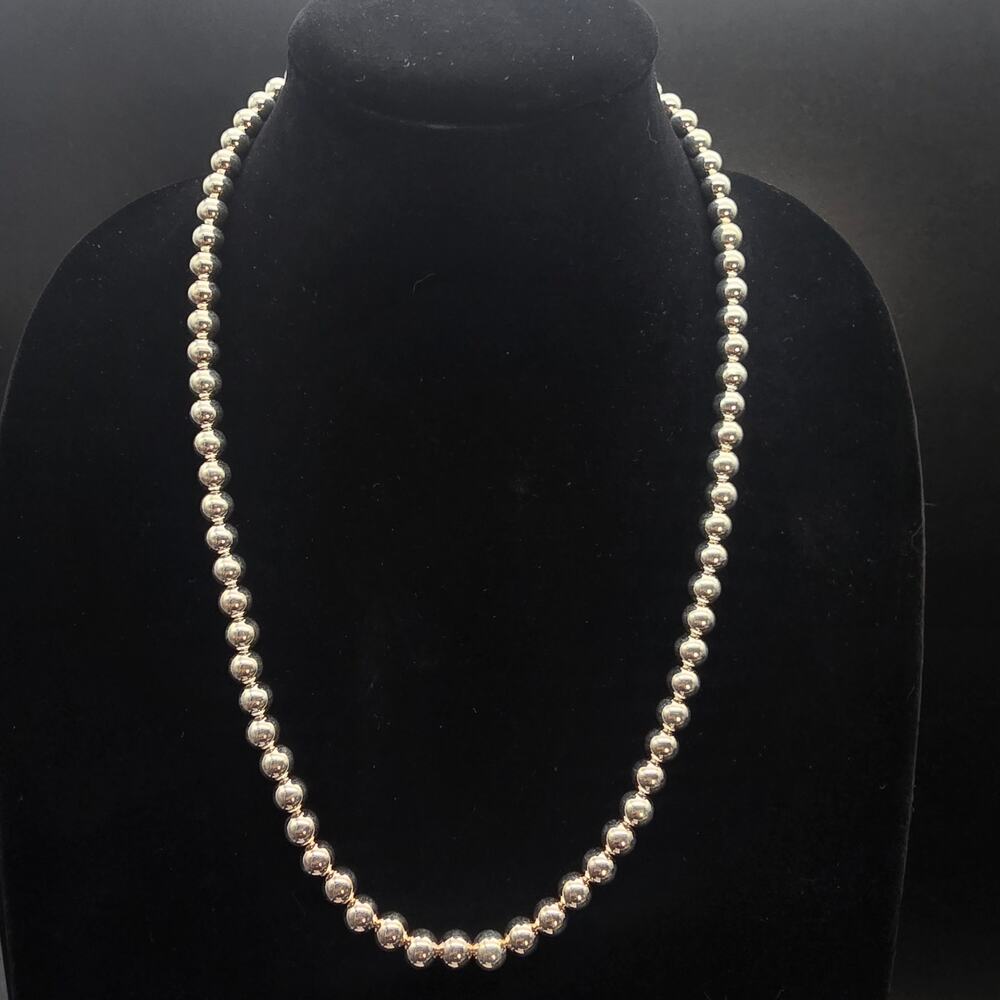Silpada Sterling Silver Ball Beaded Necklace 925 Vintage Costume Jewelry
